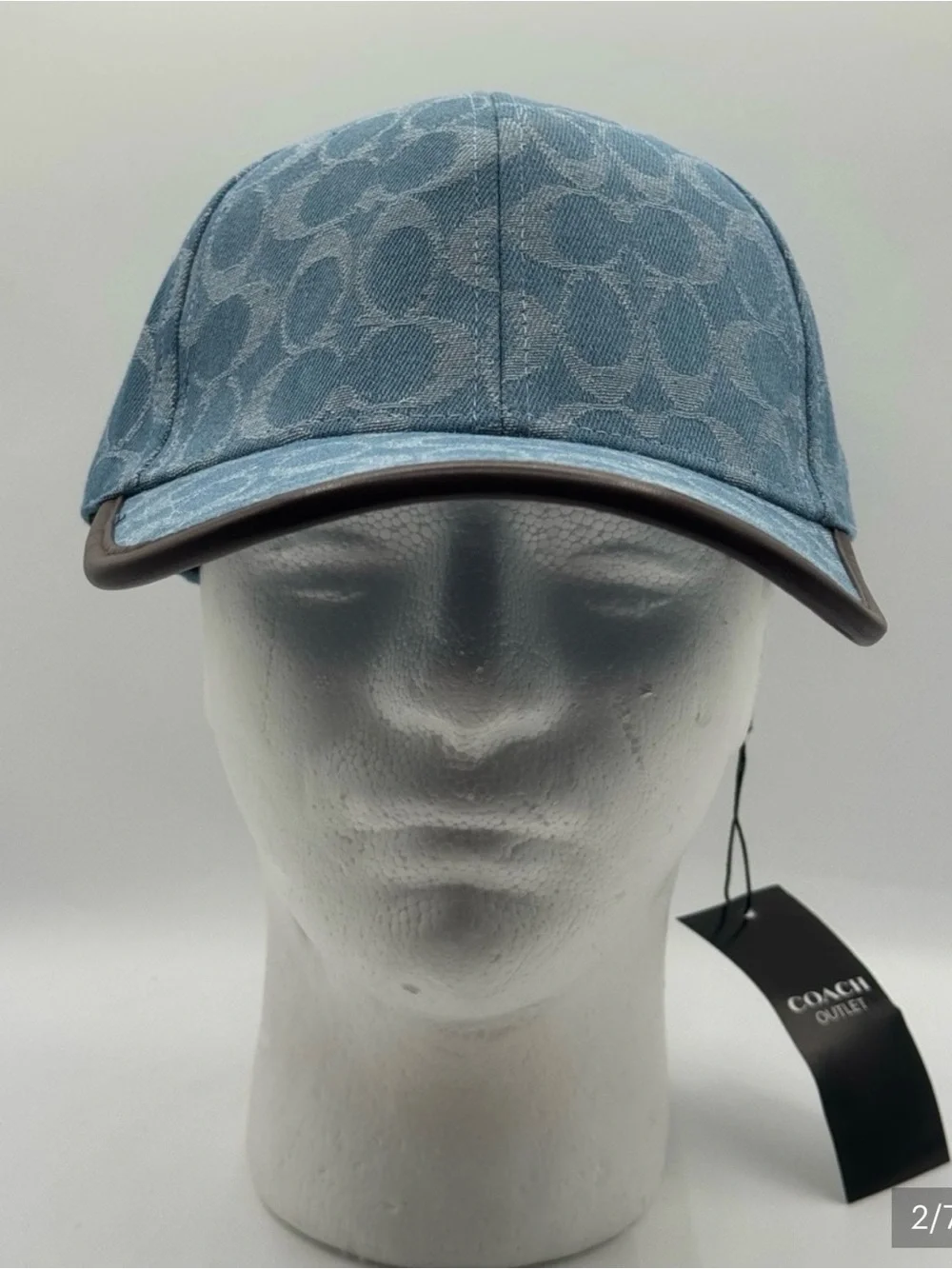 Coach NWT Denim Baseball Cap